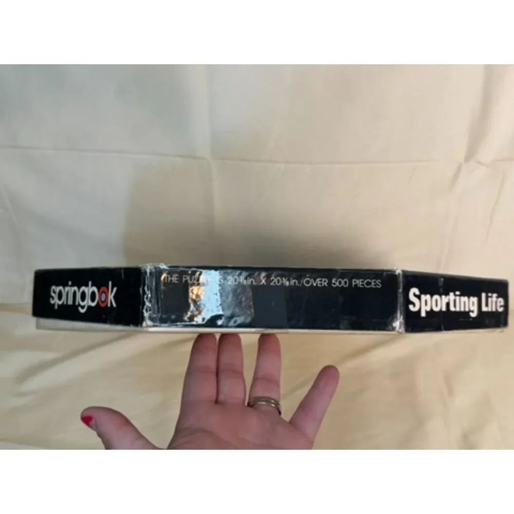 Vintage 1973 Springbok Puzzle Sporting Life 500 pieces by Carl Cassler COMPLETE